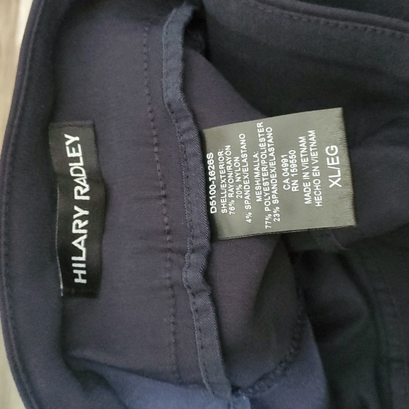 Hilary Radley | Ladies' Pull-On Ankle Pant Mid-rise | Navy | NWT - Picture 4 of 4